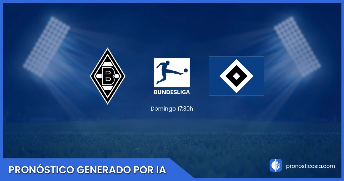 Pronóstico Borussia Monchengladbach vs Hamburgo de BundesLiga