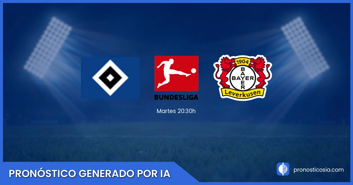 Pronóstico Hamburgo vs Bayer Leverkusen Bundesliga - Predicción IA y análisis