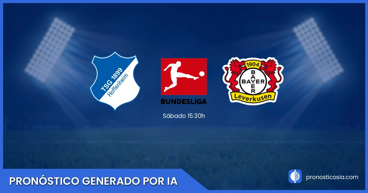 Pronóstico Hoffenheim vs Bayer Leverkusen Bundesliga - Predicción IA y análisis