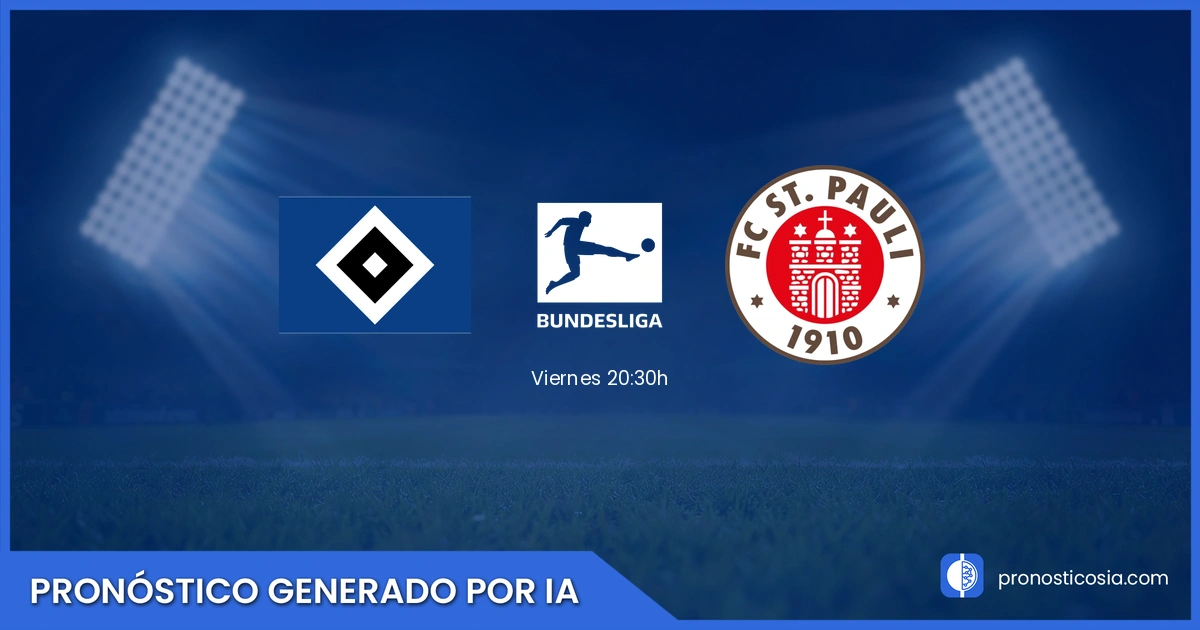Pronóstico Hamburgo vs St Pauli de BundesLiga