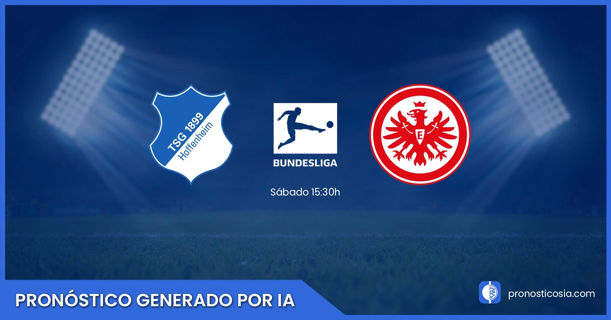 Pronóstico Hoffenheim vs Frankfurt de BundesLiga