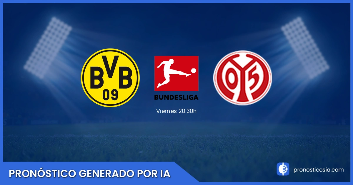 Palpite Borussia Dortmund vs Mainz 05 Bundesliga
