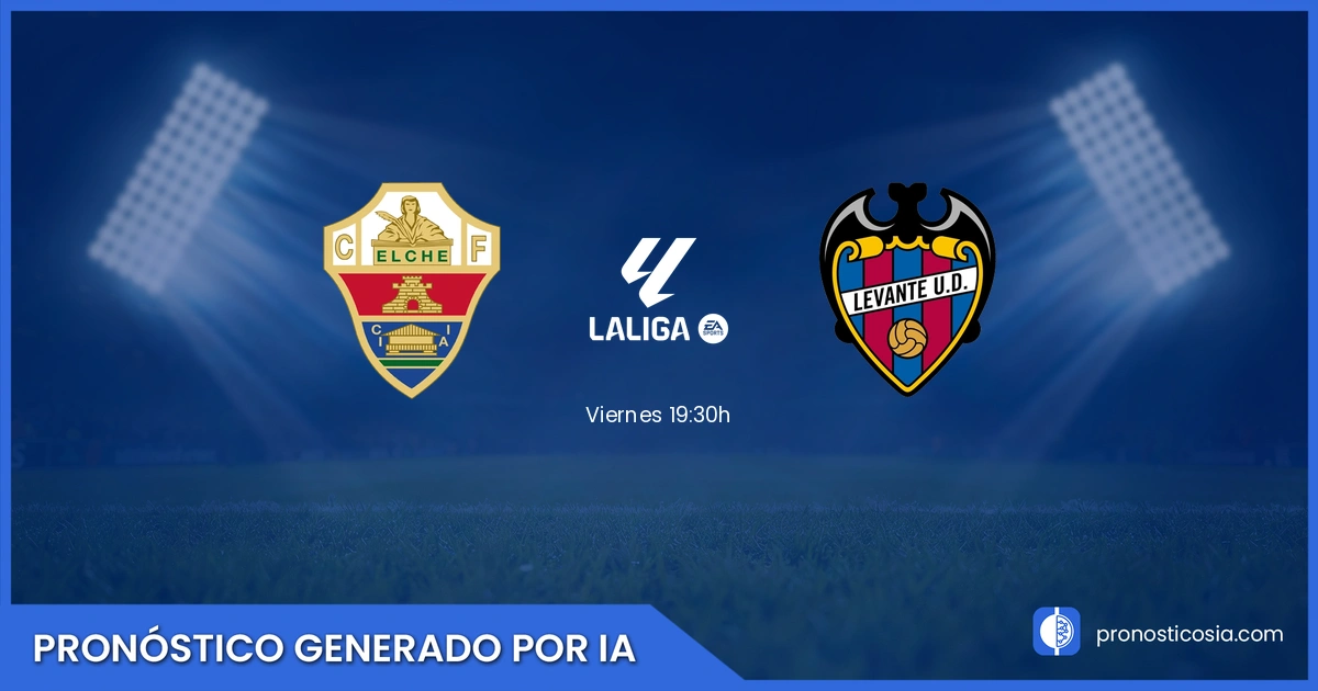 Pronóstico Elche vs Levante de LaLiga EA Sports