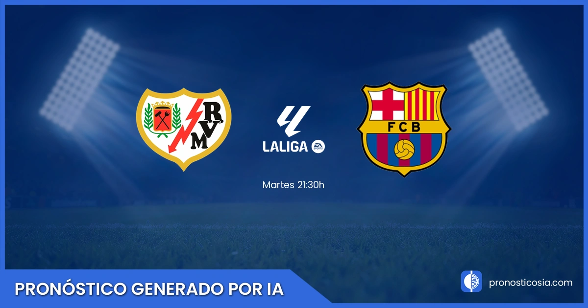 Pronóstico Rayo Vallecano vs FC Barcelona de LaLiga EA Sports