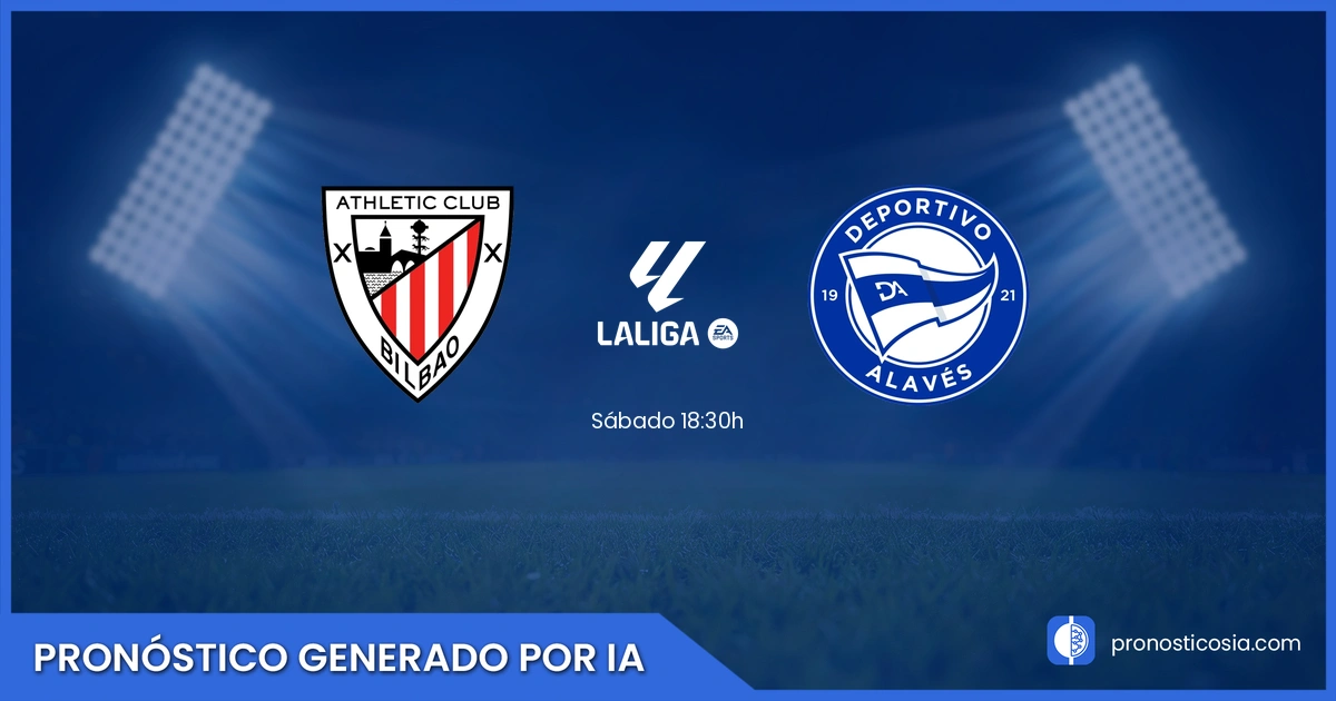 Pronóstico Athletic Bilbao vs Alavés de LaLiga EA Sports