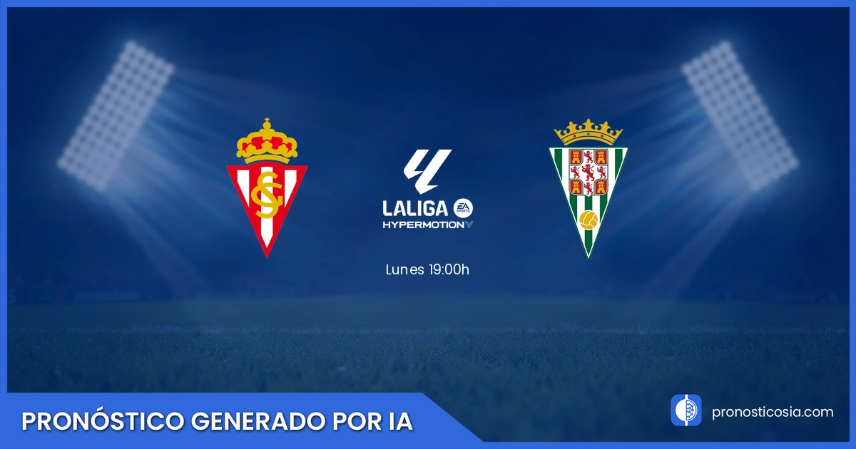 Pronóstico Sporting de Gijón vs Córdoba de LaLiga Hypermotion