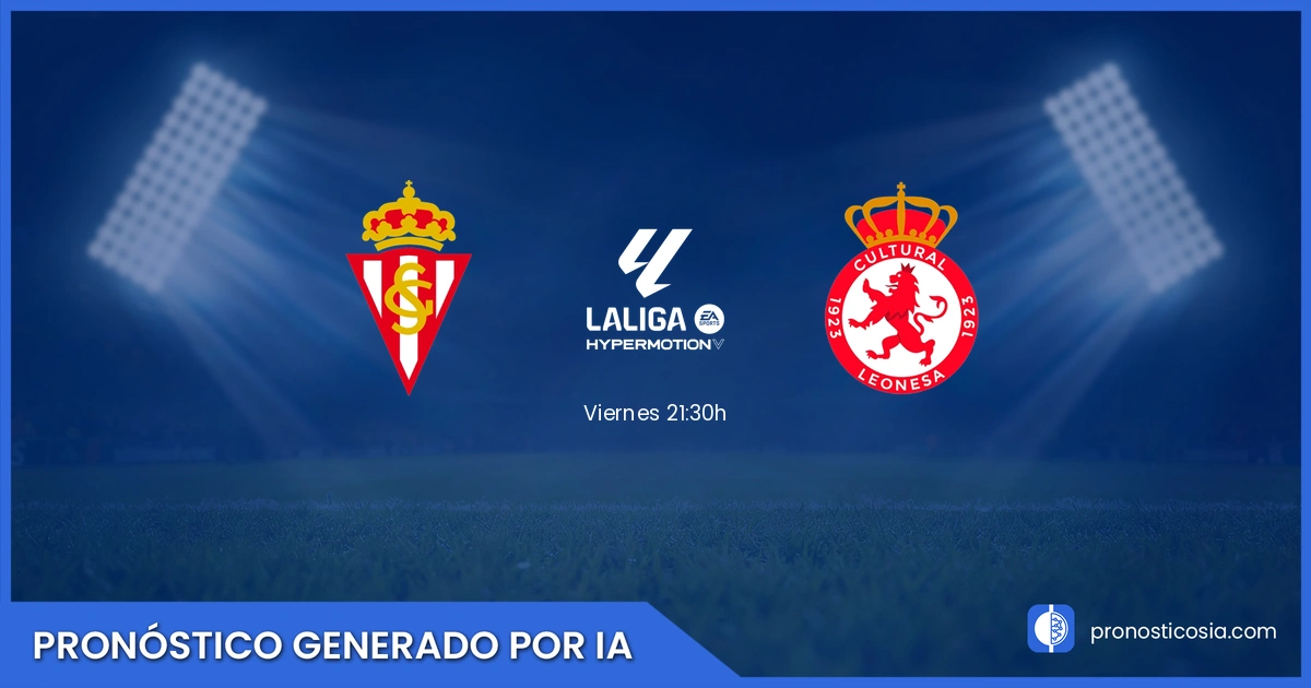 Pronóstico Sporting de Gijón vs Cultural de LaLiga Hypermotion