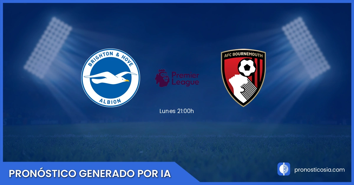 Pronóstico Brighton & Hove Albion vs Bournemouth Premier League - Predicción IA y análisis