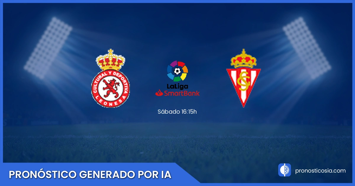 Pronóstico Leonesa vs Gijón Segunda División - Predicción IA y análisis