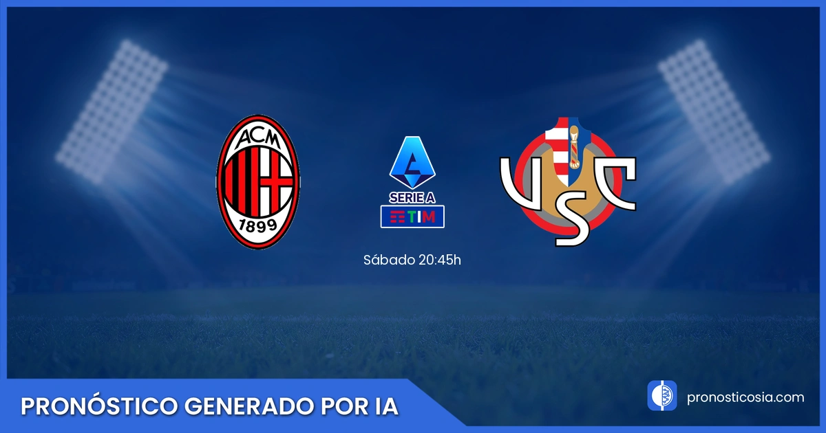 Pronóstico Milan vs Cremonese de Serie A