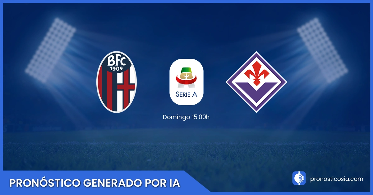 Pronóstico Bologna vs Fiorentina Serie A - Predicción IA y análisis