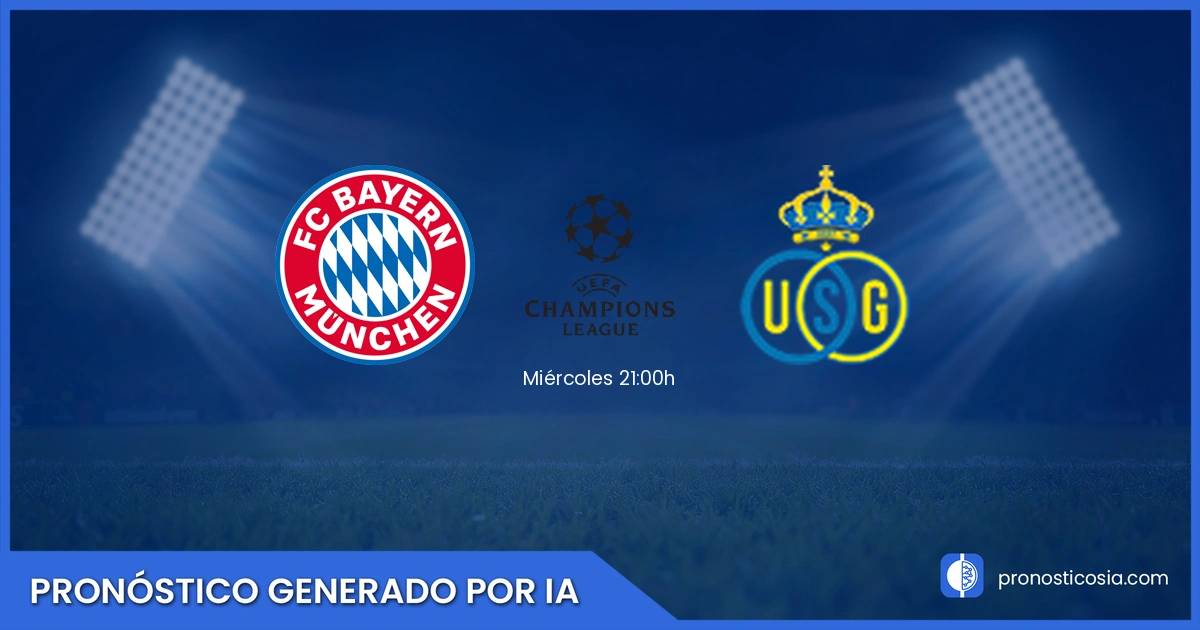 Pronóstico Bayern Munich vs Royale Union UEFA Champions League - Predicción IA y análisis
