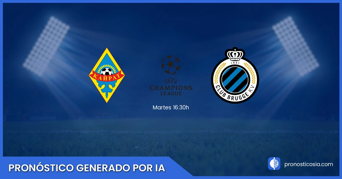 Prediction Kairat vs Brugge UEFA Champions League