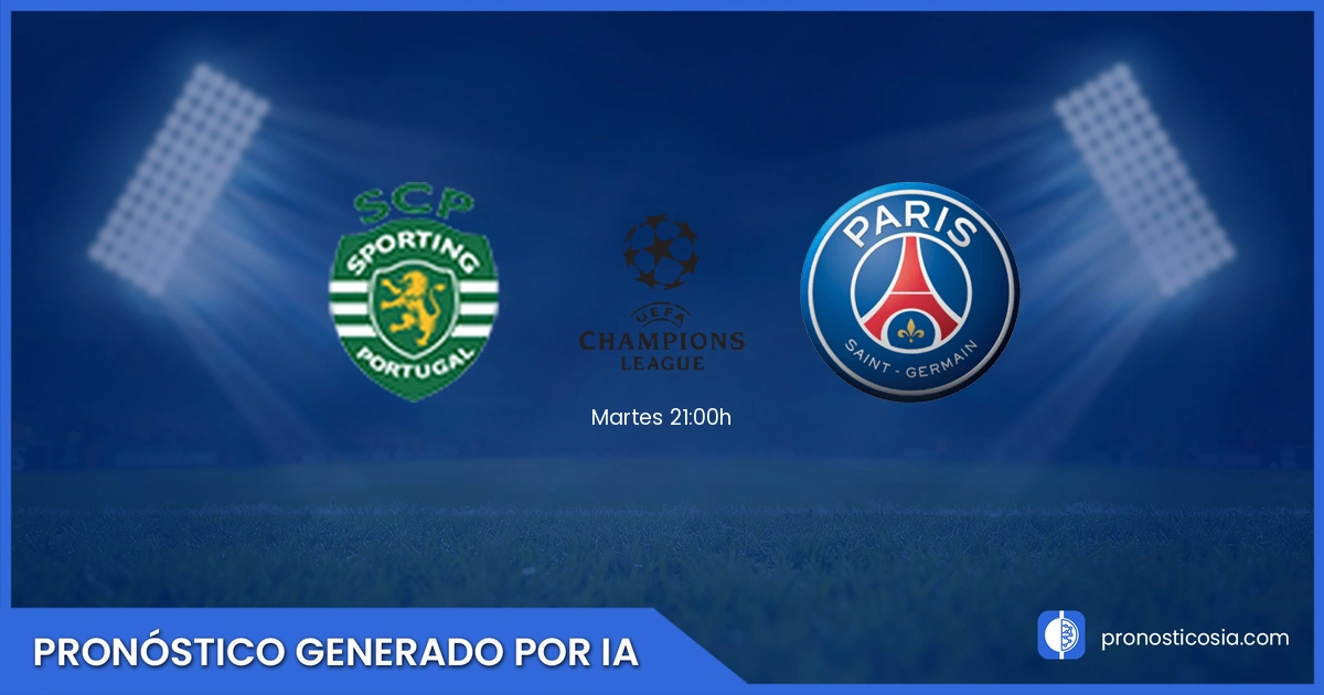 Pronóstico Sporting Portugal vs PSG UEFA Champions League - Predicción IA y análisis